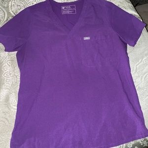 Figs Ultraviolet Catarina Scrub Top (size medium)